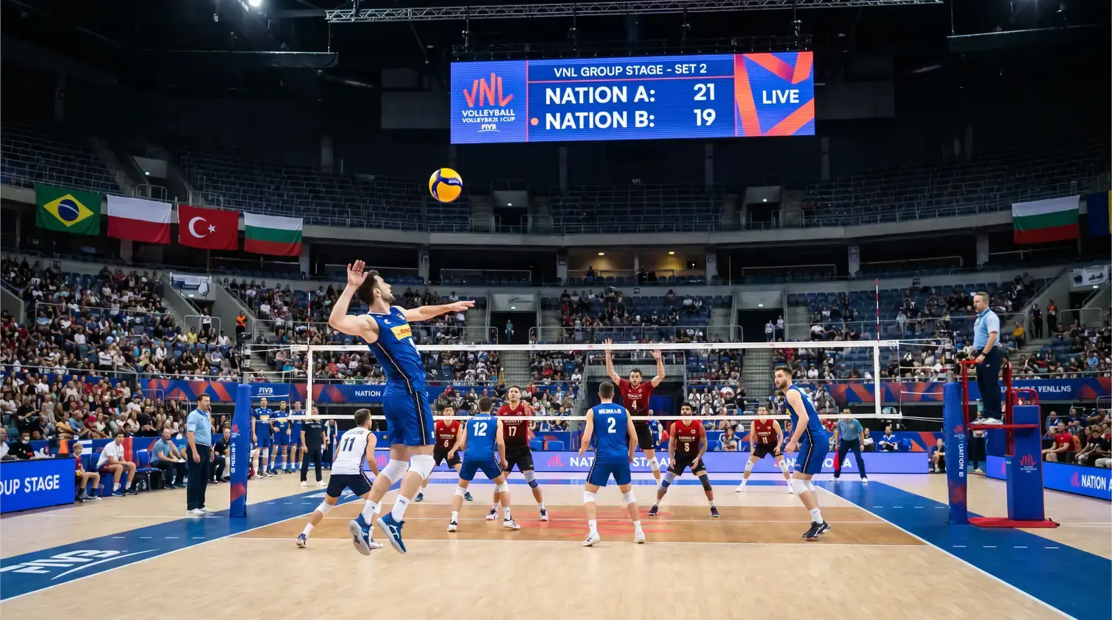 Мач от Volleyball Nations League — групова фаза на VNL 2025